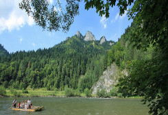 Garganta de Dunajec en el Parque Nacional Pieniny